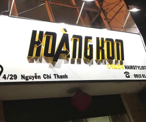 Thi công bảng hiệu Hoàng Kon