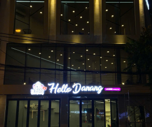 Thi công đèn Hello Đà Nẵng