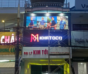 Thi công bảng Khatoco – Kim Tới